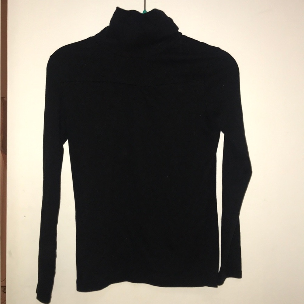 Black turtle neck